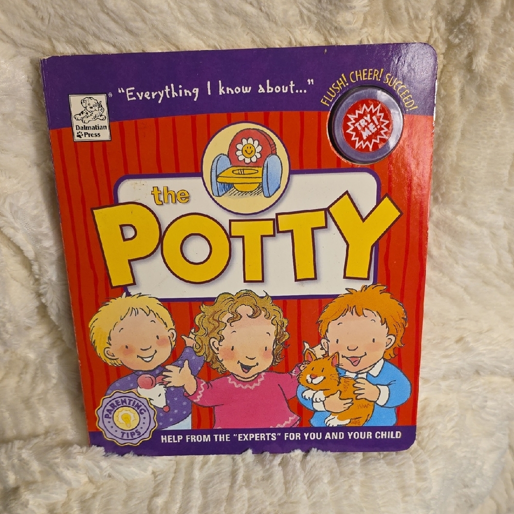 The Potty Book - Purple and Yellow